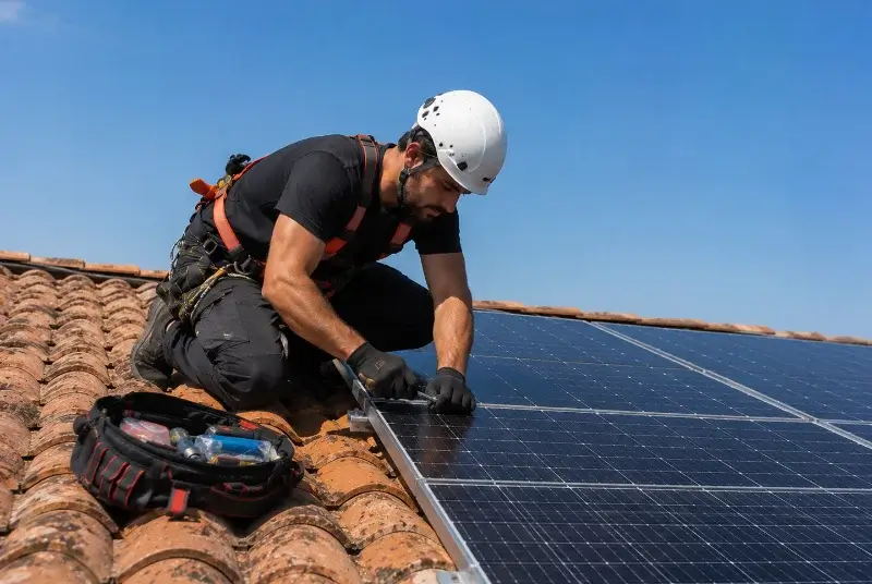 Maintenance et monitoring de panneaux solaires à Mertzwiller